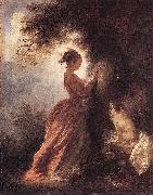 Jean-Honore Fragonard Souvenir oil